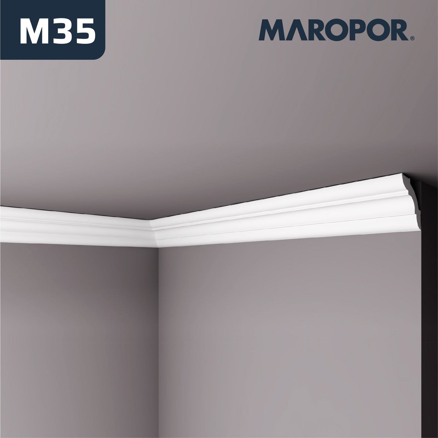 Cornisa M35 33X33mm