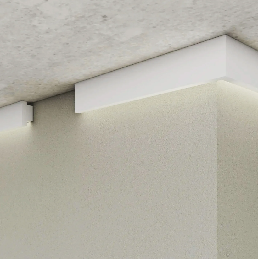 Cornisa LED lisa MZ34 19X35mm 2mts