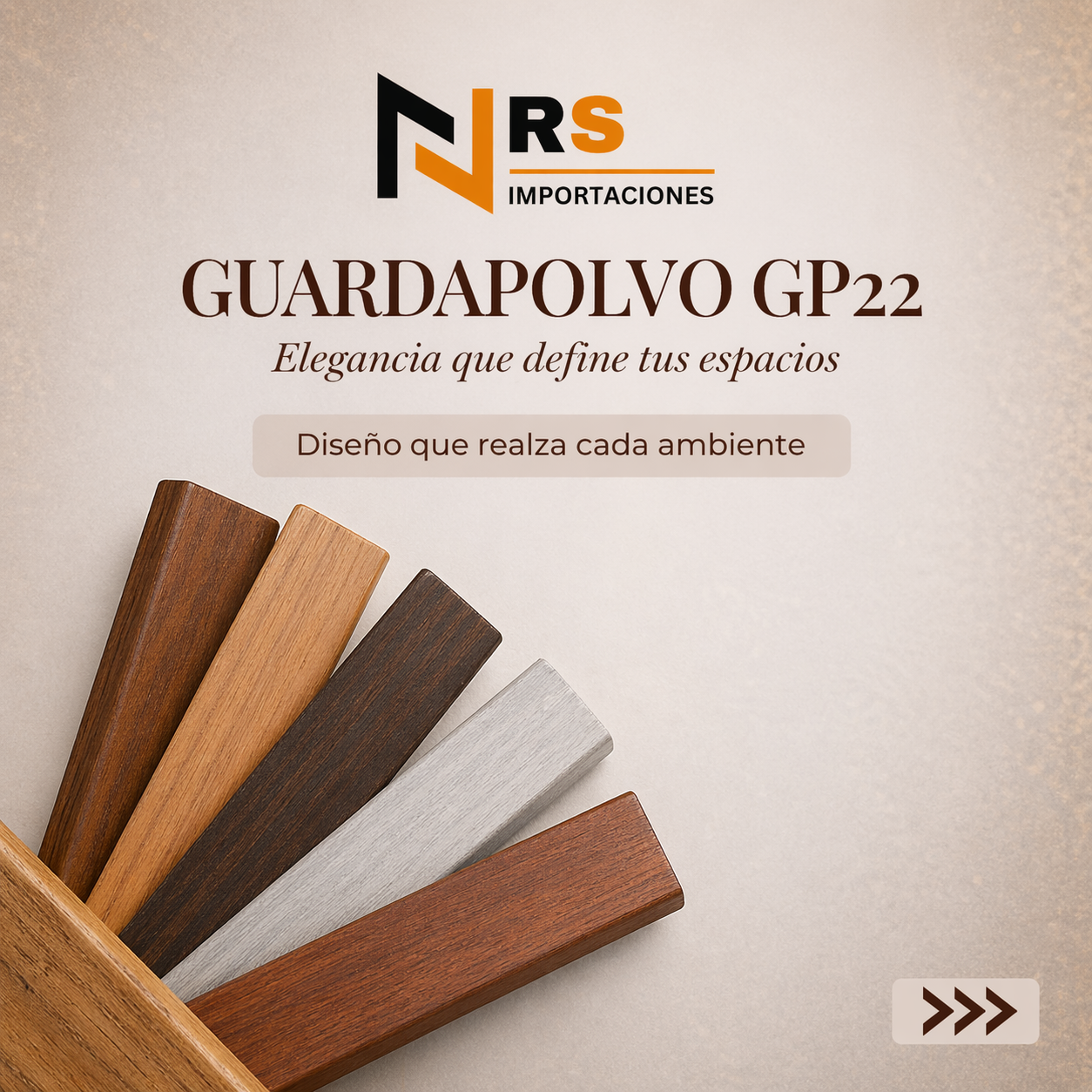 Guardapolvos MDF Foliados Madera | RS Importaciones