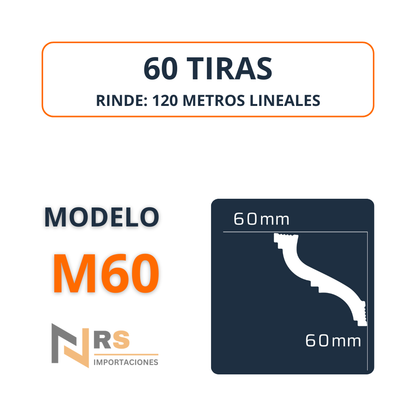 Caja M60 60 unidades 60mm X 60mm