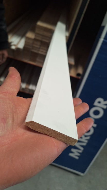 Guardapolvo Mdf Prepintado GP20 Chaflán 12X70X2440mm