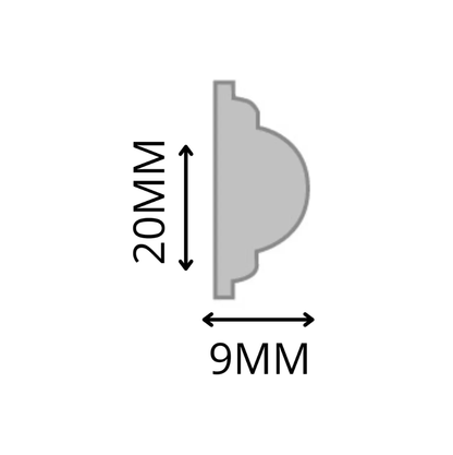 Junquillo Muro Prepintado 9X200X2440mm